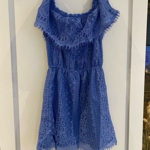 Lace off the shoulder dress